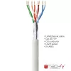 Cable de red Techly ITP-C5F-305-RIS gris 305 m Cat5e F/UTP (FTP)