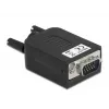 Conector de cables DeLOCK 66258 VGA 15 pines regleta de bornes de 10 pines negro