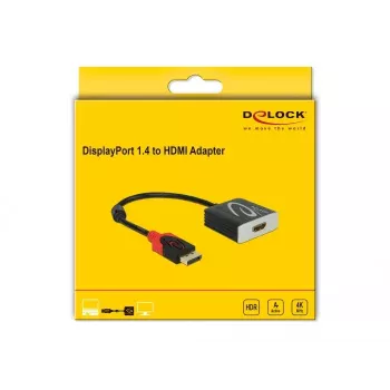 Adaptador activo DisplayPort 1.4 a HDMI DeLOCK 65207