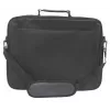Maletín para portátil Manhattan Empire 17,3 inch, diseño clamshell, compartimento para accesorios, correa de hombro (extraíble), funda para portátil, negro, tres años de garantía