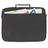 Maletín para portátil Manhattan Empire 17,3 inch, diseño clamshell, compartimento para accesorios, correa de hombro (extraíble), funda para portátil, negro, tres años de garantía