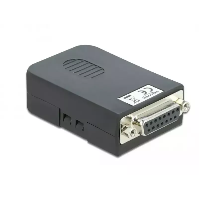 Conector hembra D-Sub15 a regleta de bornes con carcasa DeLOCK 66569