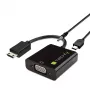 Convertidor Techly HDMI Mini C a VGA IDATA HDMI-VGA4, VGA (D-Sub), HDMI Type-C (Mini), conector macho, conector hembra, 1920 x 1080 píxeles, 1080p, 720p, 480p