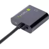 Techly IDATA HDMI-VGA4 adaptador de Mini HDMI (Tipo C) a VGA, macho/hembra