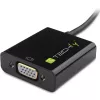 Techly IDATA HDMI-VGA4 adaptador de Mini HDMI (Tipo C) a VGA, macho/hembra