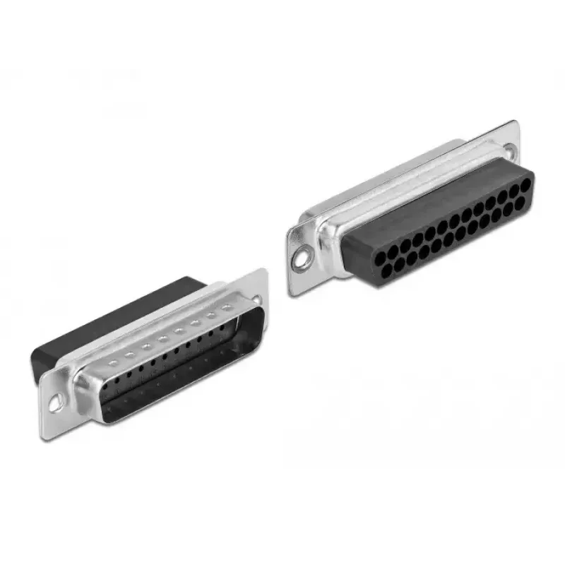 Kit de montaje D-Sub de 25 pines conector macho a RJ45 conector hembra DeLOCK 66648