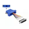 Kit de montaje D-Sub de 25 pines conector macho a RJ45 conector hembra DeLOCK 66648