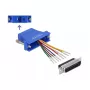 Kit de montaje D-Sub de 25 pines conector macho a RJ45 conector hembra DeLOCK 66648