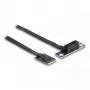 Adaptador DeLOCK M.2 Key A+E a PCIe x1 NVMe en ángulo 20 cm cable