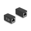 Adaptador DeLOCK RJ45 conector hembra a RJ45 conector hembra Cat.6 negro