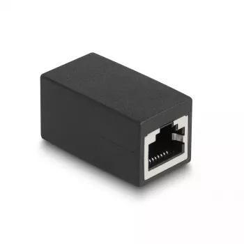Adaptador DeLOCK RJ45 conector hembra a RJ45 conector hembra Cat.6 negro