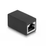 Adaptador DeLOCK RJ45 conector hembra a RJ45 conector hembra Cat.6 negro
