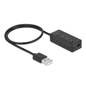 Adaptador USB para auriculares con micrófono DeLOCK 66731