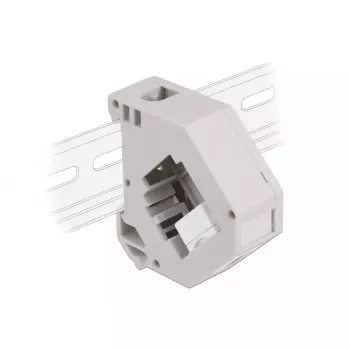 Módulo keystone DELOCK 87163 — USB A a USB A, gris/blanco, 60,1×59,4×21,6 mm