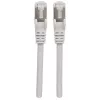 Cable de red patch Intellinet, Cat6A, 10m, gris, cobre, S/FTP, LSOH / LSZH, PVC, RJ45, contactos dorados, protección de lengüeta, inyectado, garantía de por vida
