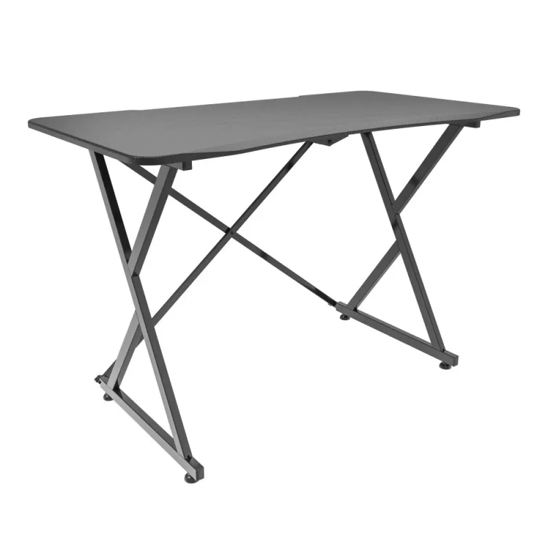 Mesa gaming Techly para PC con borde ergonómico biselado negro