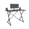Mesa gaming Techly para PC con borde ergonómico biselado negro