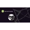 Mesa gaming Techly para PC con borde ergonómico biselado negro