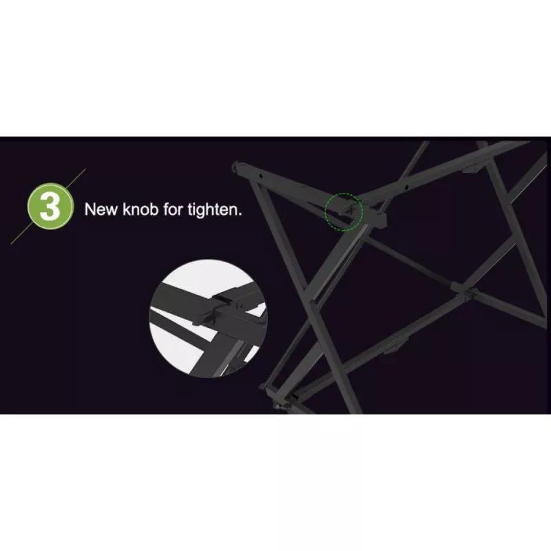 Mesa gaming Techly para PC con borde ergonómico biselado negro