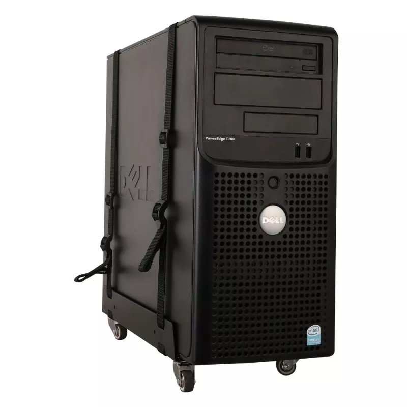 Soporte de CPU Techly ICA-CS 61 soporte de CPU para escritorio negro