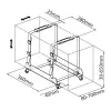 Soporte de CPU Techly ICA-CS 61 soporte de CPU para escritorio negro