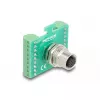 Adaptador de módulo de transferencia DeLOCK M12, 17 polos, codificación A, conector hembra a borne de conexión de 18 polos
