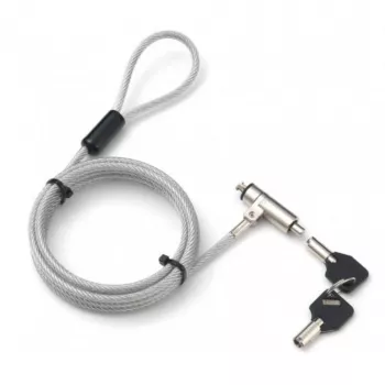 Sistema de seguridad Techly Wedge-Lock candado para cable de portátil 1,8 m