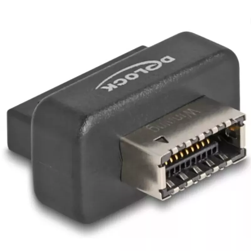 Adaptador USB DeLOCK cabecera de pines USB interna (hembra) a Type-E Key A hembra 5 Gbps