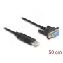 Adaptador serie DeLOCK 67381 USB 2.0 a RS-232 DB9 0,5 m