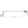 Cable de señal DeLOCK 88466 0,2 m Negro Oro Plata