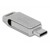 Memoria flash USB DeLOCK 32GB USB-C Type-A carcasa de metal