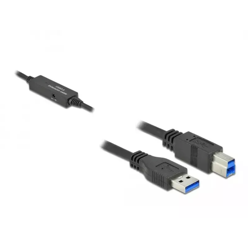Cable USB DeLOCK 85379 USB 3.2 Gen 1 5 m USB A USB B negro
