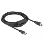 Cable USB DeLOCK 85379 USB 3.2 Gen 1 5 m USB A USB B negro