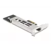 DeLOCK Mobile Rack PCI Express Card para 1 x M.2 NVMe SSD Low Profile