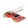 Tarjeta DeLOCK PCI Express x1 a 1 x RJ45 2,5 Gigabit LAN i225 NBASE-T Low Profile
