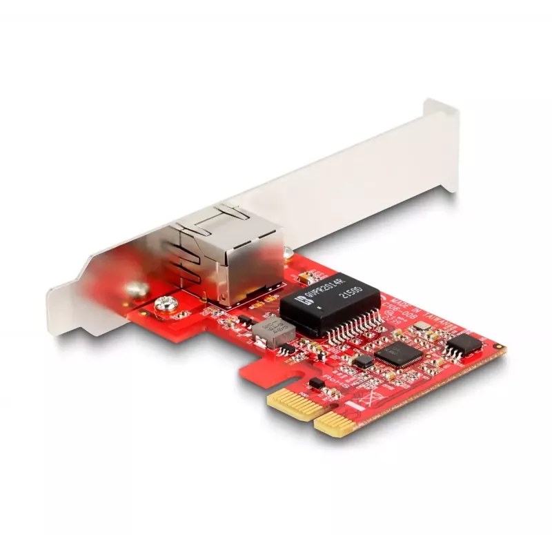 Tarjeta DeLOCK PCI Express x1 a 1 x RJ45 2,5 Gigabit LAN i225 NBASE-T Low Profile