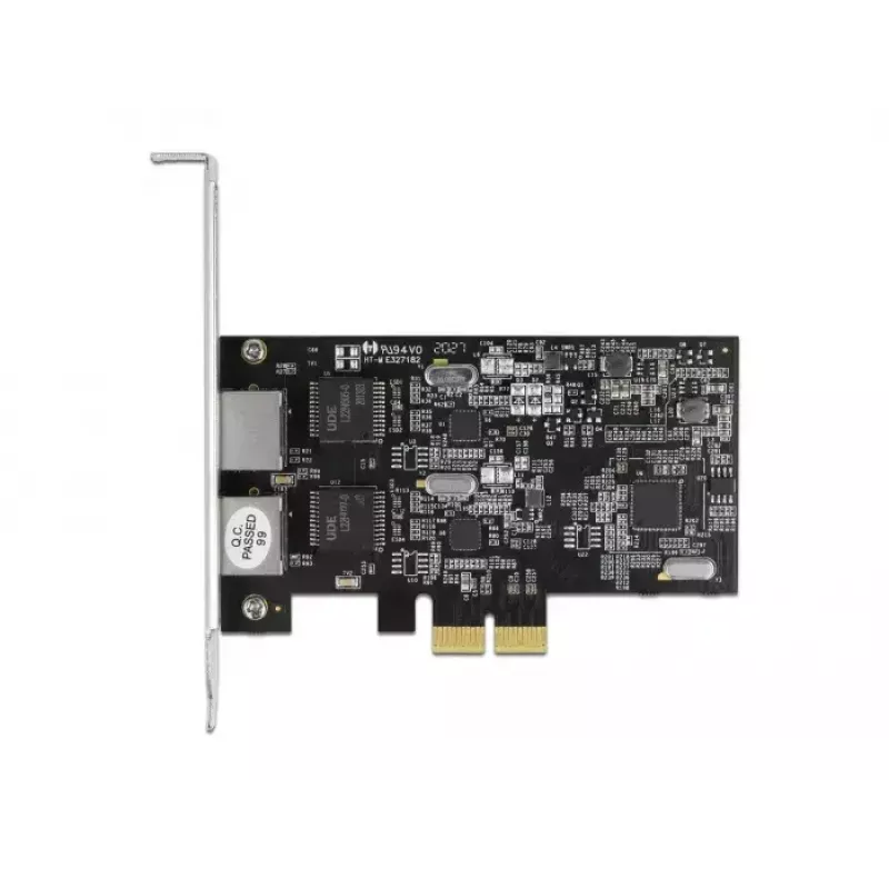 Tarjeta DeLOCK PCI Express x2 a 2 x RJ45 2.5 Gigabit LAN RTL8125
