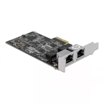 Tarjeta DeLOCK PCI Express x2 a 2 x RJ45 2.5 Gigabit LAN RTL8125