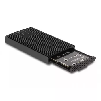 Carcasa SSD DeLOCK 42022 carcasa externa USB 20 Gbps para 2 x SSD M.2 NVMe PCIe
