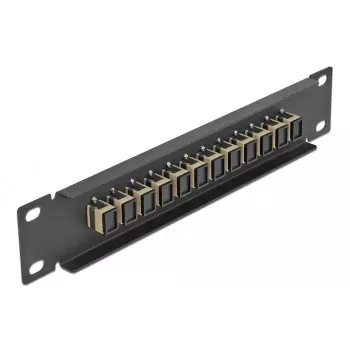 Panel de parcheo de fibra óptica DeLOCK 10