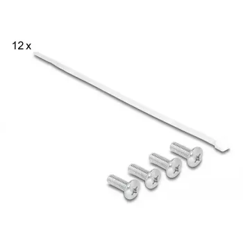 Patch panel DeLOCK 66874 1U negro metal capacidad de rack 1U