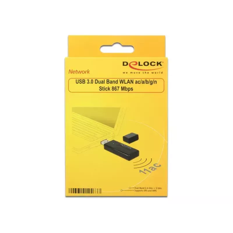 Tarjeta de red DeLOCK 12463 WLAN 867 Mbit/s