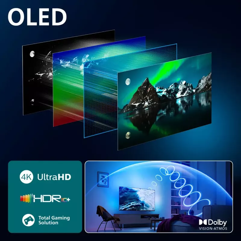 Televisor Philips 77OLED760/12 77