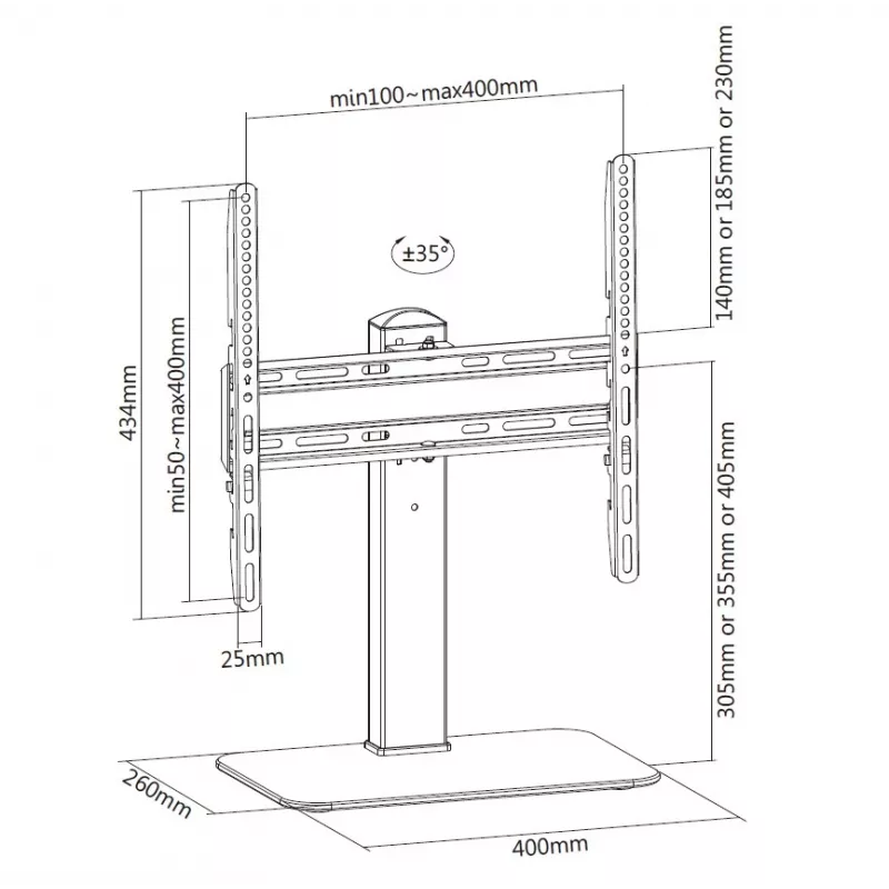 Equip soporte universal para TV 32