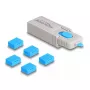 Bloqueador de puertos DeLOCK 20923 USB Type-A 5 uds. + herramienta de desbloqueo