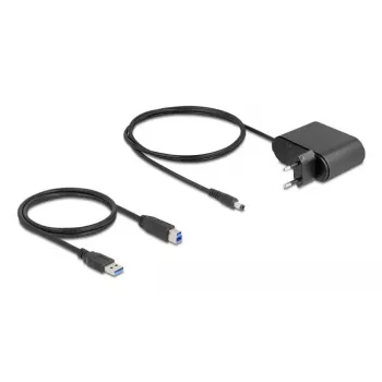 DeLOCK 64332 base de acoplamiento USB 3.2 Gen 1 HDD SSD 2,5 3,5 negro