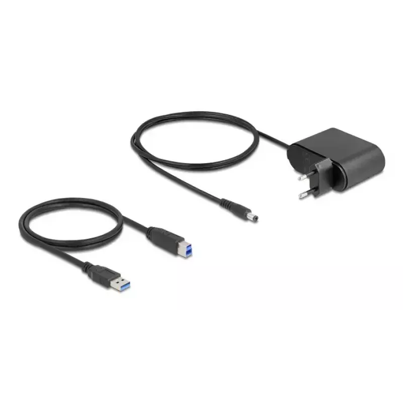 DeLOCK 64332 base de acoplamiento USB 3.2 Gen 1 HDD SSD 2,5 3,5 negro