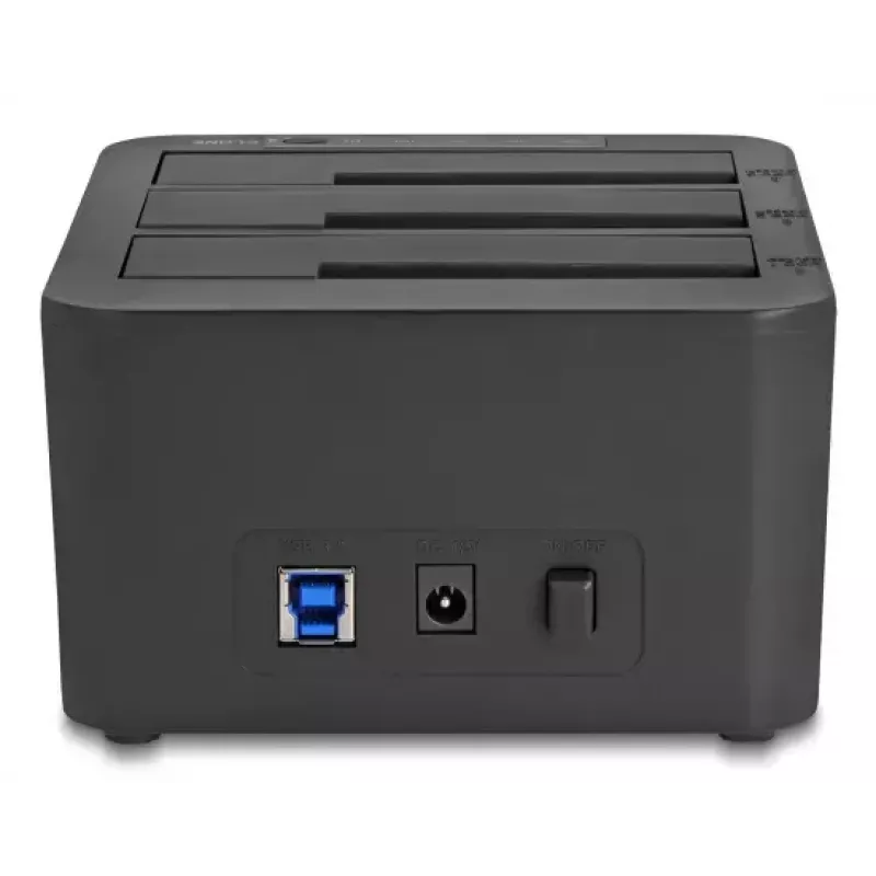DeLOCK 64332 base de acoplamiento USB 3.2 Gen 1 HDD SSD 2,5 3,5 negro