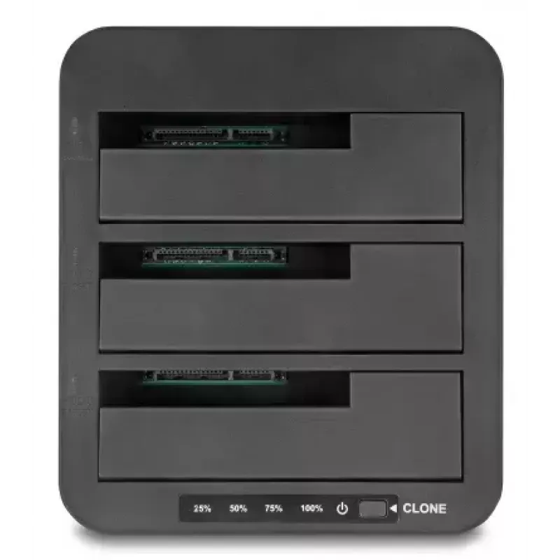 DeLOCK 64332 base de acoplamiento USB 3.2 Gen 1 HDD SSD 2,5 3,5 negro