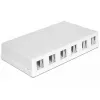 Set de montaje DeLOCK 86227 blanco